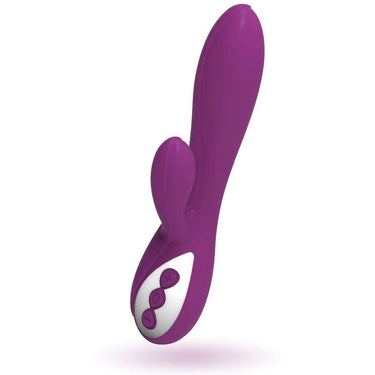 Vibratore Dual Stim: G, Clitoride, Silicone Setoso, Ricaricabile